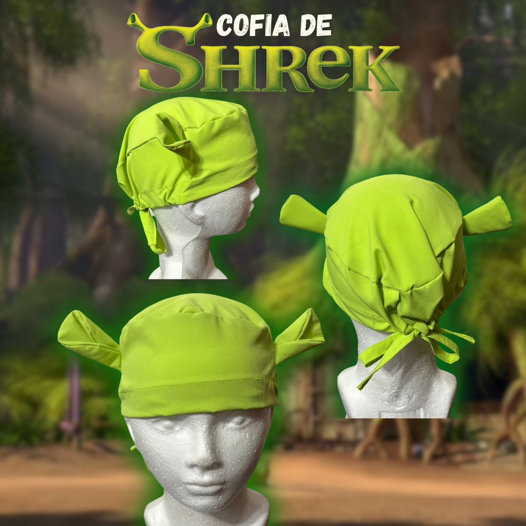 Cofia de SHREK / gorro quirúrgico de SHREK