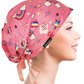 Cofia para Dama Antifluído Unicornios Rosa