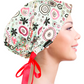 Cofia para Dama Coronavirus Con Flores