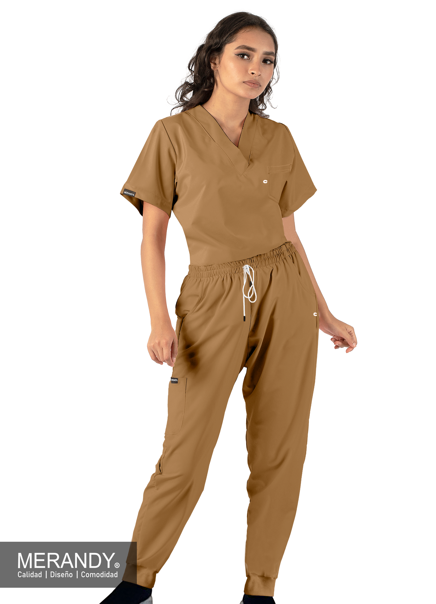 Scrub Chicago Dama Beige