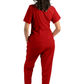 Scrub Chicago Dama Rojo