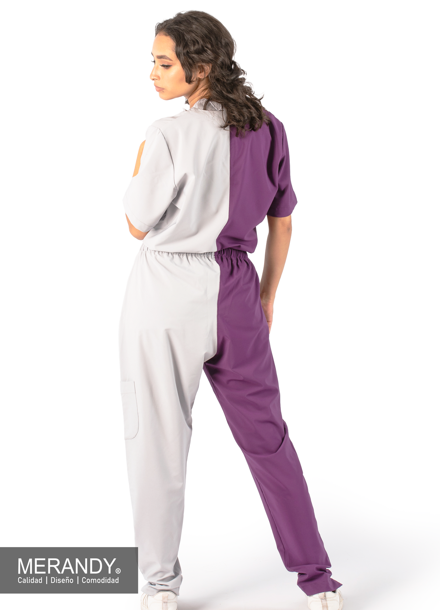 Bicolor Antifluid Lady Scrub