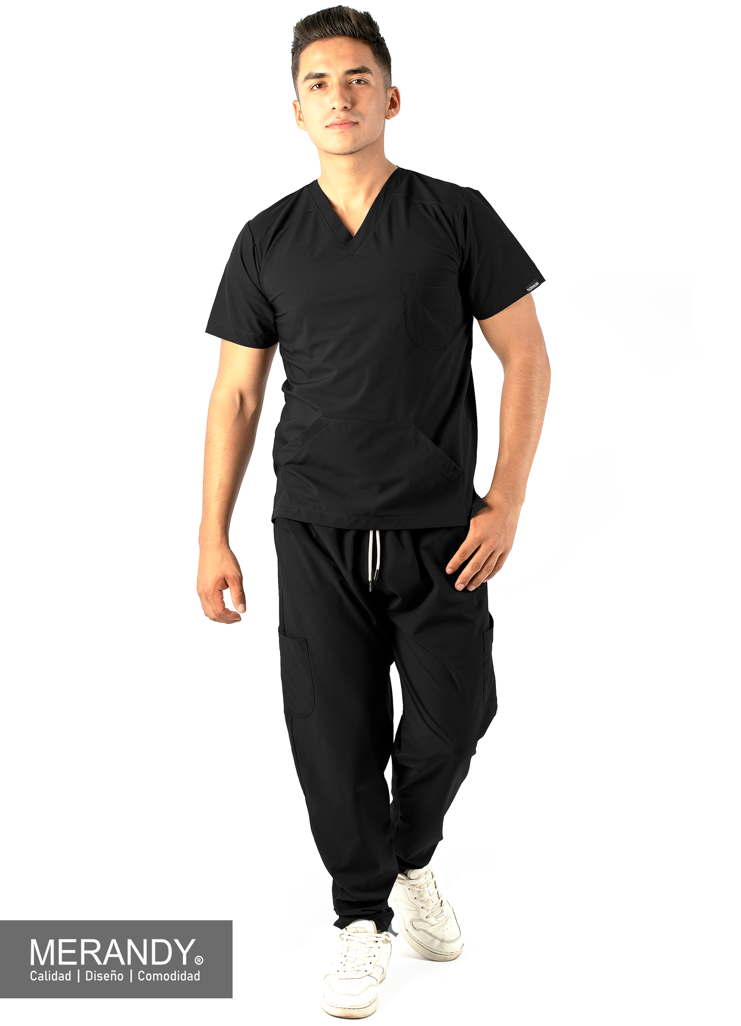 Scrub Cardigan Antifluido Caballero