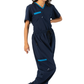 Scrub Lineal Dos Azules Antifluido Dama