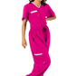 Scrub Lineal Rosa Antifluido Dama