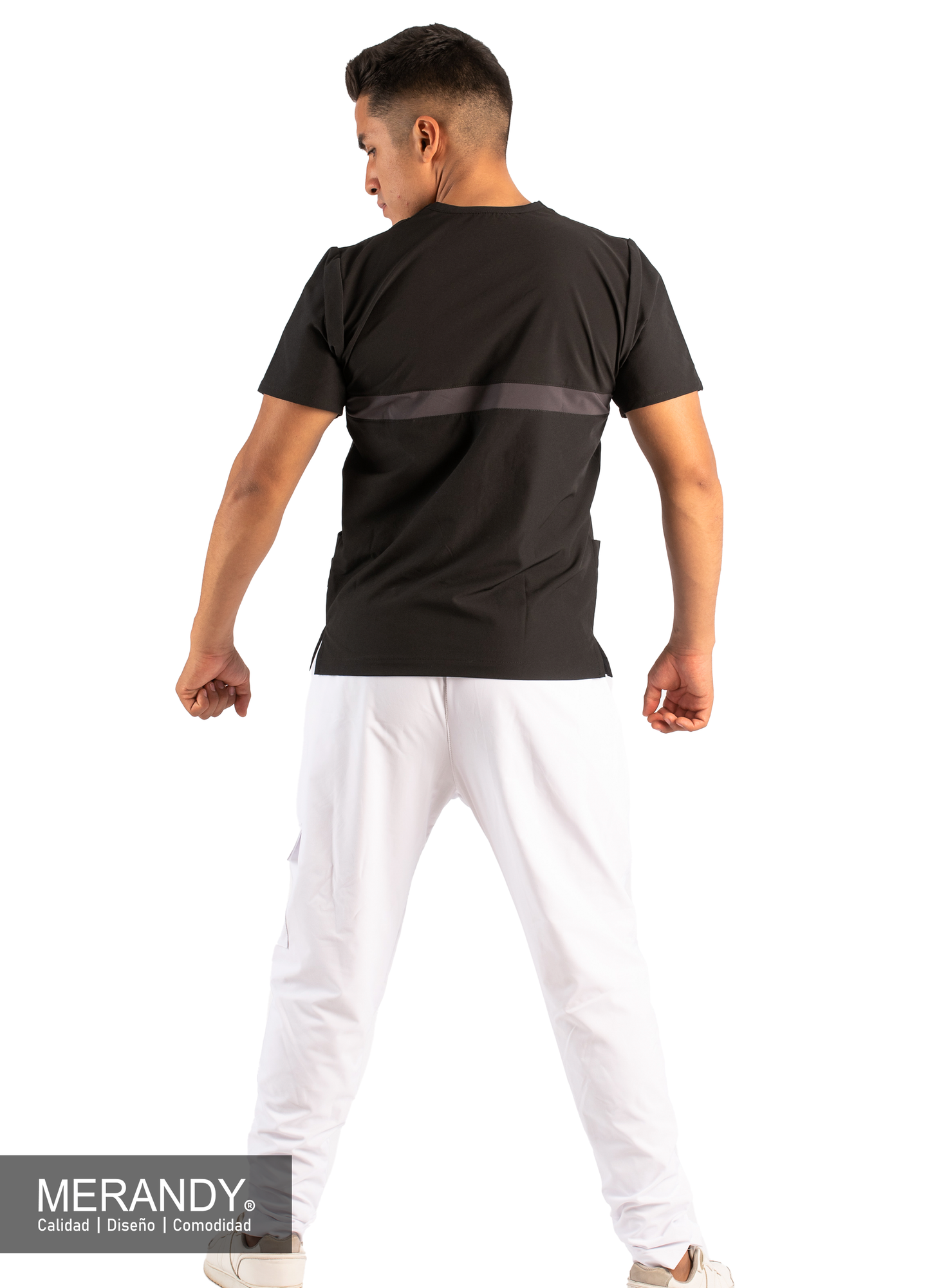 Scrub Tricolor Antifluido Caballero
